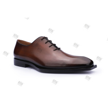 Sapatos de couro masculinos com cordões para uso formal e formal